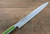 Sakai Takayuki Nanairo INOX Molybdenum Yanagiba 270mm ABS resin(Green pearl) Handle - Japanny - Best Japanese Knife