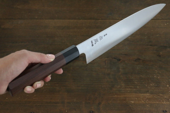 Sukenari HAP40 3 Layer Gyuto 240mm Shitan Handle - Japanny - Best Japanese Knife