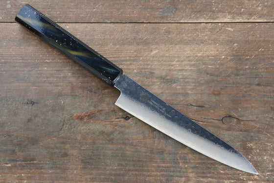 Sakai Takayuki VG10 33 Layer Damascus Petty-Utility 150mm Live oak Lacquered (Saiu) Handle - Japanny - Best Japanese Knife