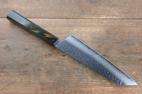 Sakai Takayuki VG10 33 Layer Damascus Kengata Gyuto 190mm Live oak Lacquered (Saiu) Handle - Japanny - Best Japanese Knife