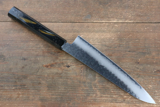 Sakai Takayuki VG10 33 Layer Damascus Gyuto 210mm Live oak Lacquered (Saiu) Handle - Japanny - Best Japanese Knife