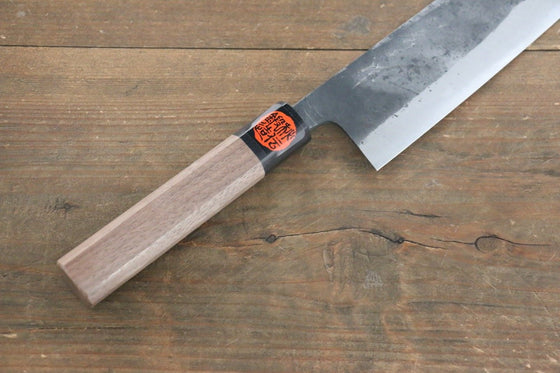 Shigeki Tanaka Blue Steel No.2 TEKKA Kurouchi Nakiri Japanese Chef Knife 165mm - Japanny - Best Japanese Knife