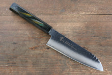  Sakai Takayuki VG10 33 Layer Damascus Santoku 170mm Live oak Lacquered (Saiu) Handle - Japanny - Best Japanese Knife