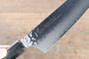 Sakai Takayuki VG10 33 Layer Damascus Kengata Santoku 160mm Live oak Lacquered (Saiu) Handle - Japanny - Best Japanese Knife