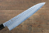 Sakai Takayuki VG10 33 Layer Damascus Gyuto 240mm Live oak Lacquered (Saiu) Handle - Japanny - Best Japanese Knife