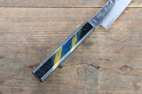 Sakai Takayuki VG10 33 Layer Damascus Petty-Utility 150mm Live oak Lacquered (Saiseki) Handle - Japanny - Best Japanese Knife