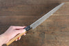 Sakai Takayuki VG10 33 Layer Damascus Gyuto 240mm Live oak Lacquered (Kokushin) Handle - Japanny - Best Japanese Knife