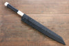 Sakai Takayuki Silver Steel No.3 Damascus Kiritsuke Yanagiba 270mm Ebony with Ring Handle with Sheath - Japanny - Best Japanese Knife