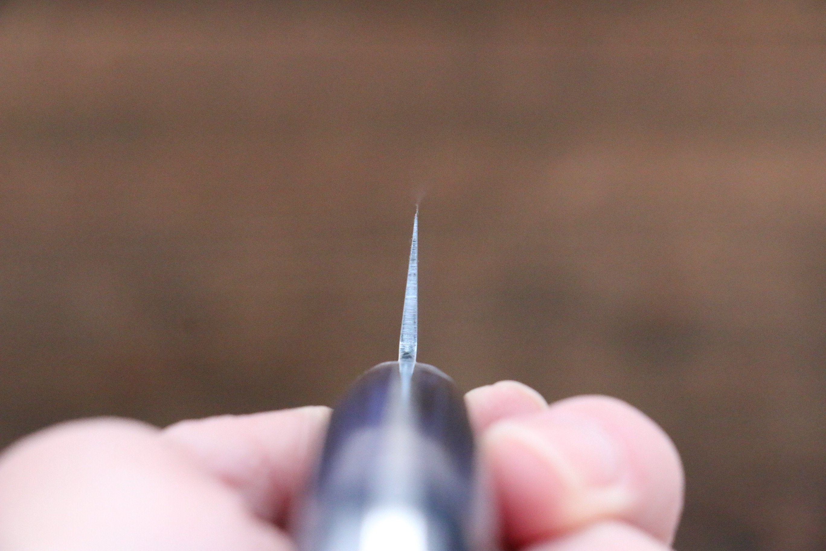 Seisuke Seiun VG10 33 Layer Damascus Petty-Utility 135mm Blue Pakka wood Handle with Sheath - Japanny - Best Japanese Knife