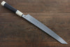 Sakai Takayuki Silver Steel No.3 Damascus Kiritsuke Yanagiba 300mm Ebony with Ring Handle with Sheath - Japanny - Best Japanese Knife