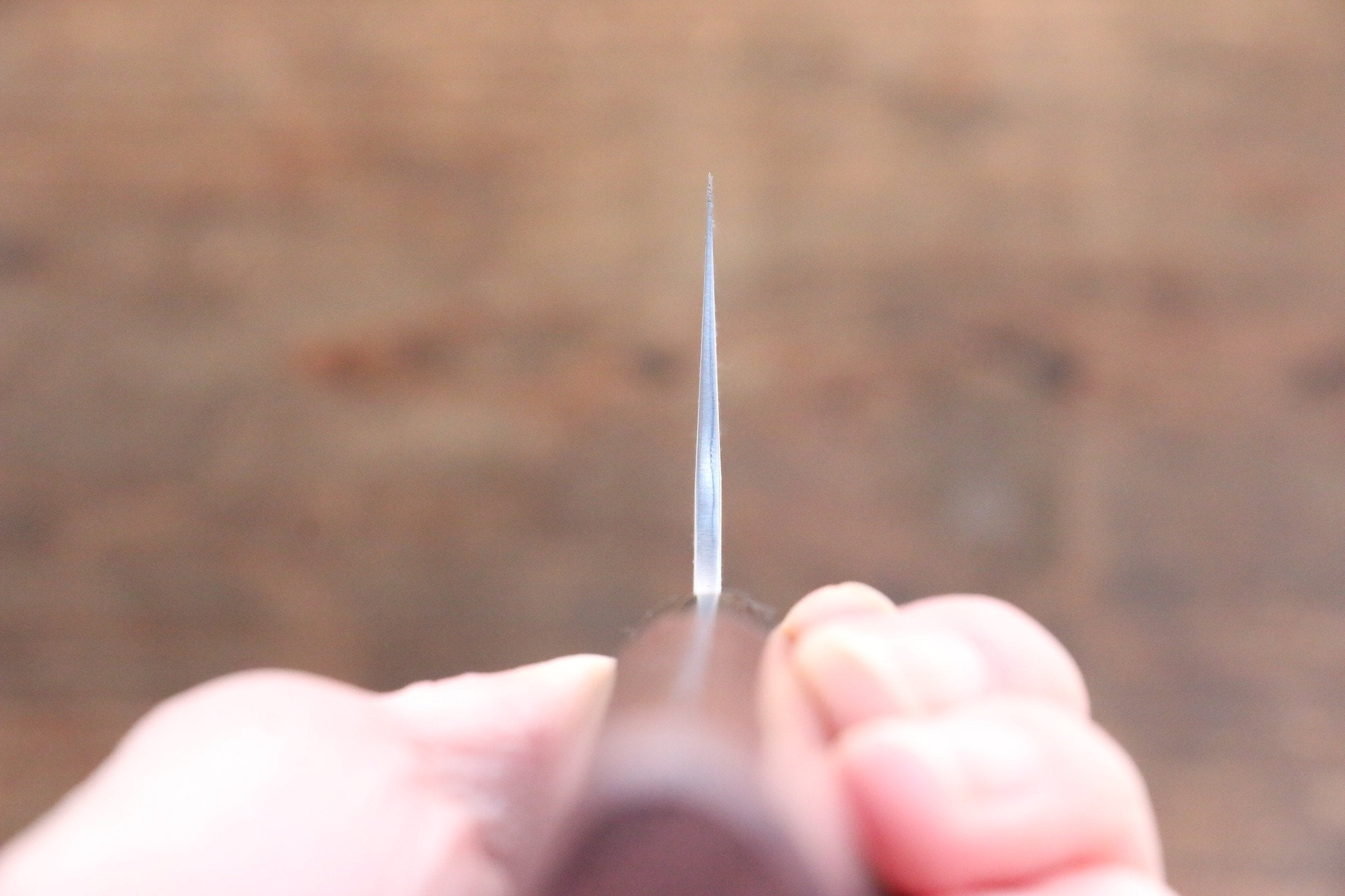 Shungo Ogata SG2 Kurouchi Black Finished Santoku 180mm Shitan Handle - Japanny - Best Japanese Knife