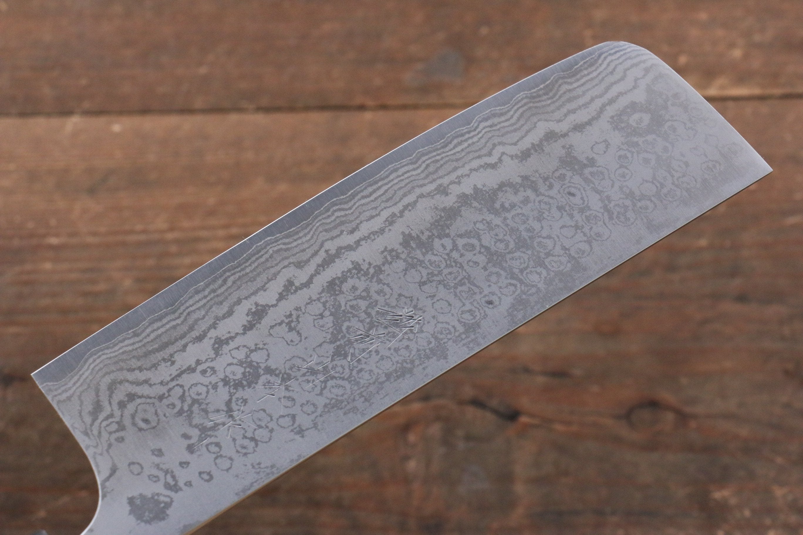 Nao Yamamoto VG10 Damascus Nakiri 165mm Cherry Blossoms Handle - Japanny - Best Japanese Knife