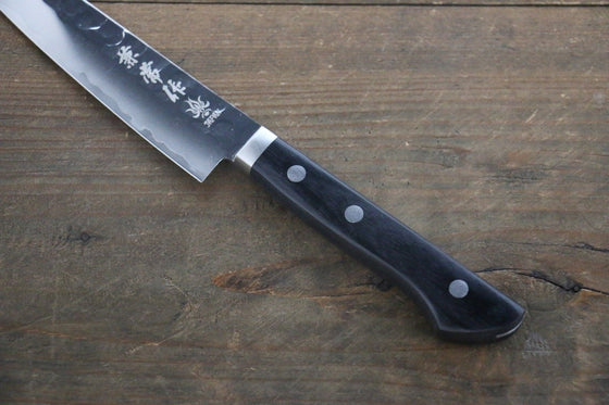 Kanetsune VG1 Hammered Petty-Utility 135mm Pakka wood Handle - Japanny - Best Japanese Knife