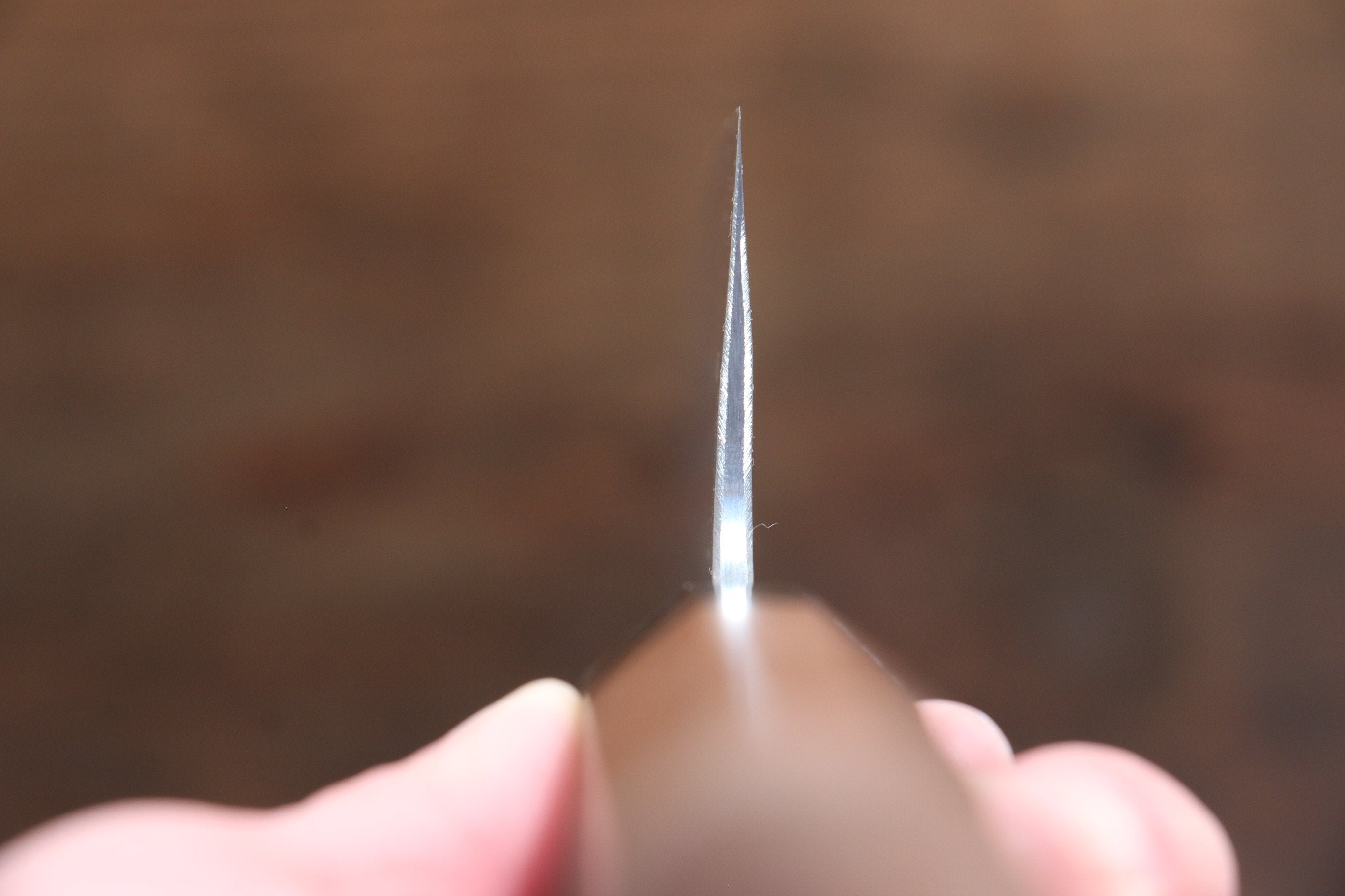 Nao Yamamoto SRS13 Black Damascus Santoku 165mm Cherry Blossoms Handle - Japanny - Best Japanese Knife