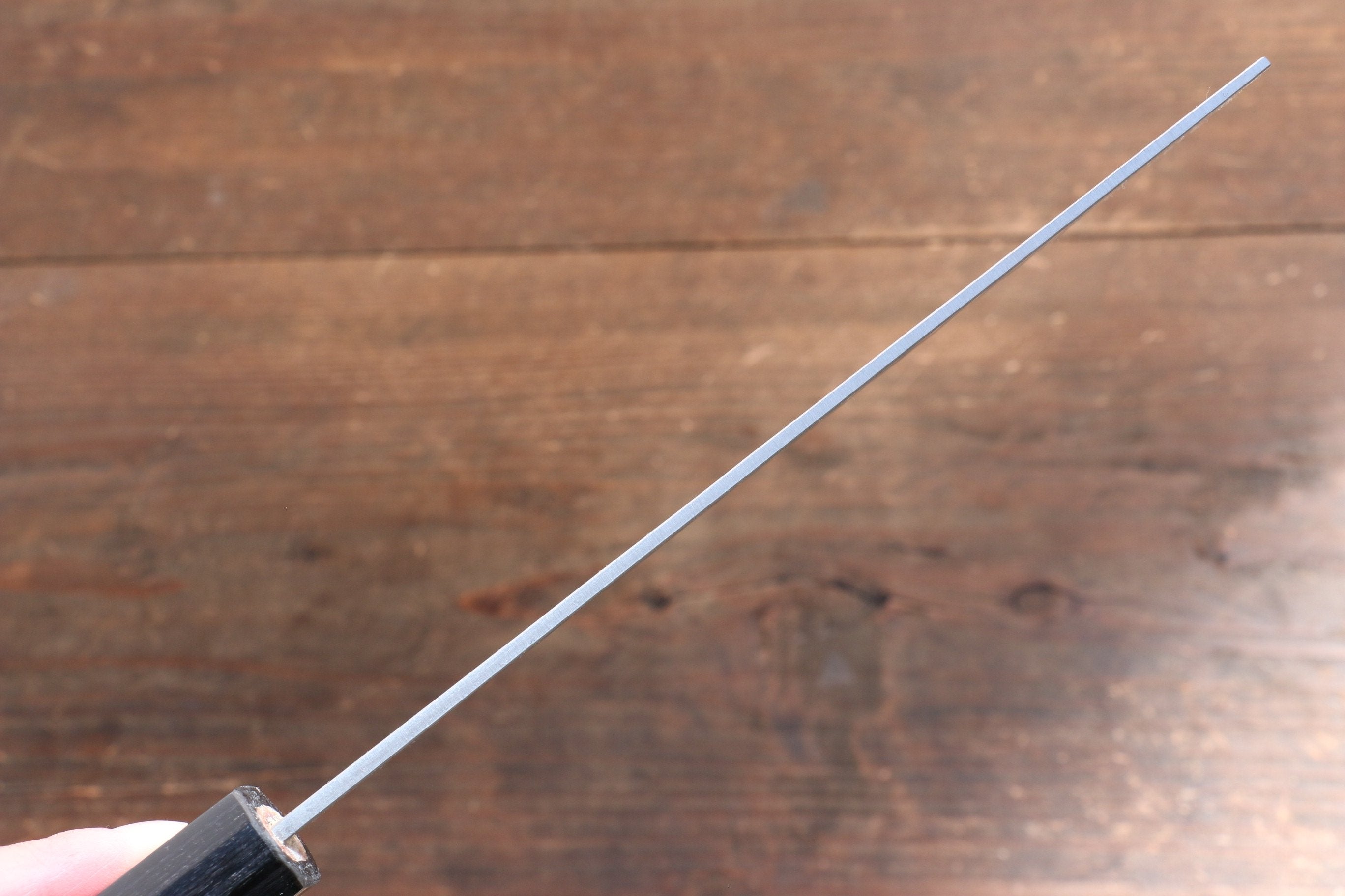 Nao Yamamoto SRS13 Black Damascus Nakiri 165mm Cherry Blossoms Handle - Japanny - Best Japanese Knife