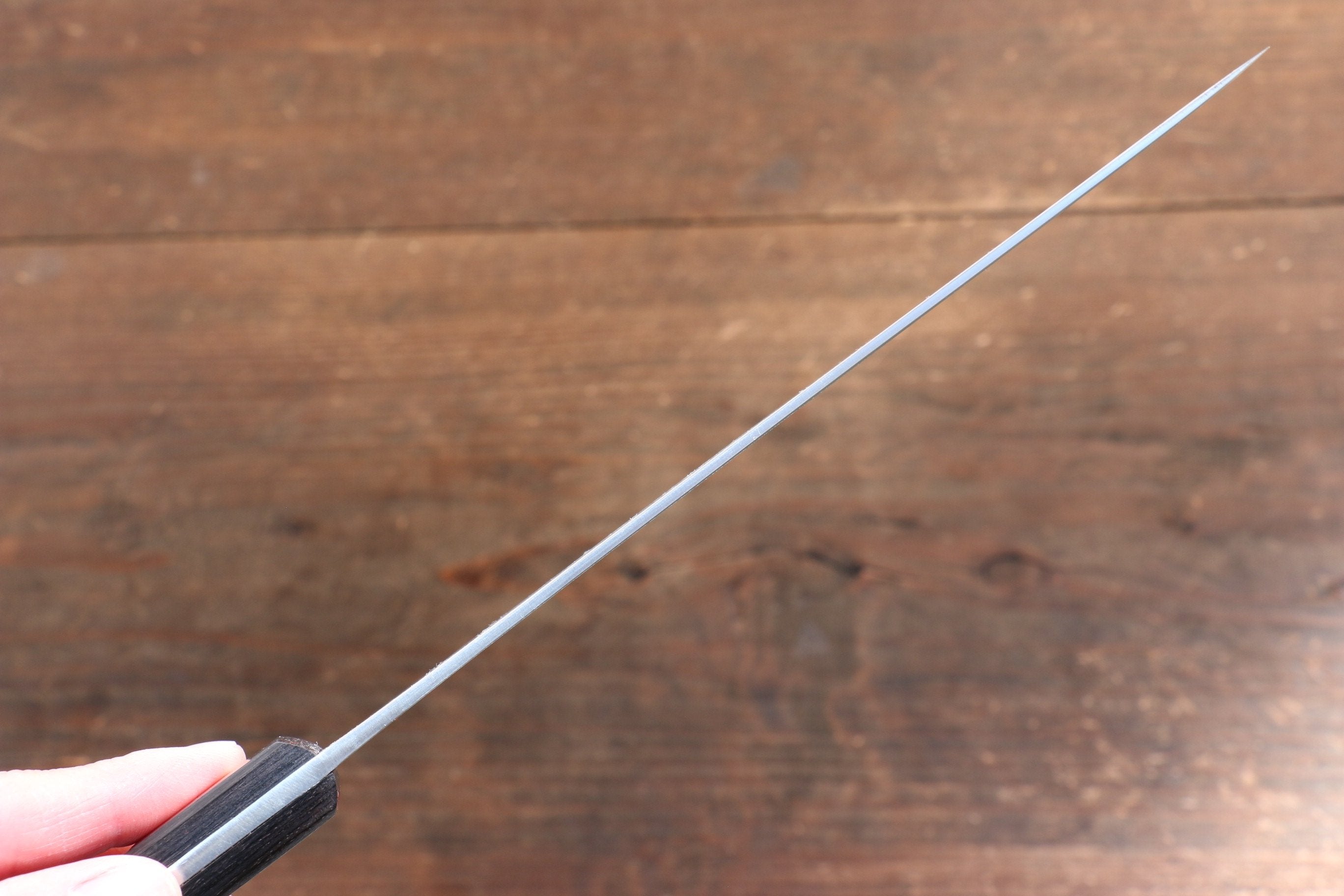 Nao Yamamoto VG10 Black Damascus Gyuto 180mm Black Pakka wood Handle - Japanny - Best Japanese Knife