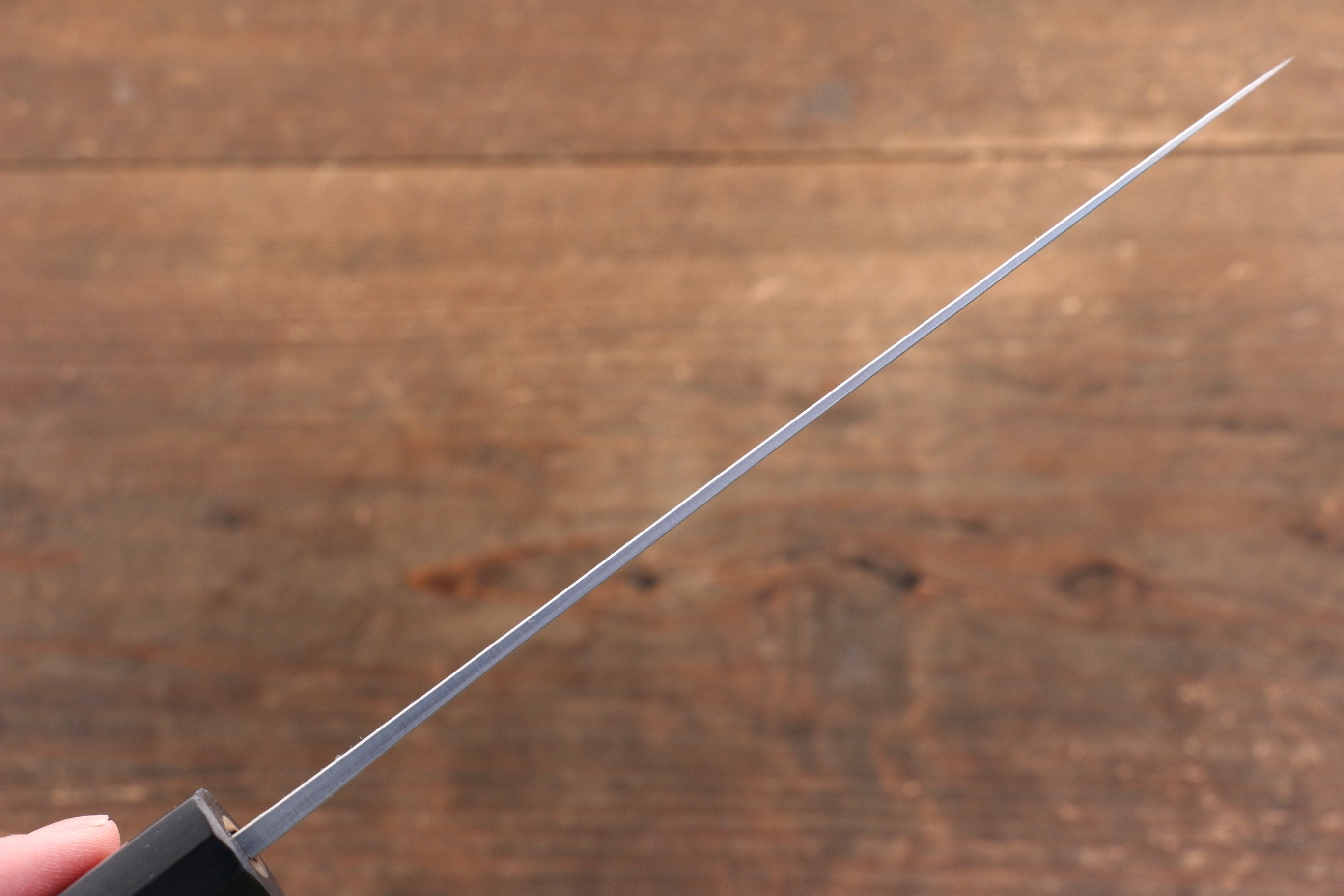 Nao Yamamoto VG10 Black Damascus Santoku 165mm Walnut Handle - Japanny - Best Japanese Knife