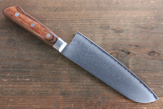 Tamahagane Kyoto 63 Layer Damascus Santoku 175mm KP-1114 - Japanny - Best Japanese Knife