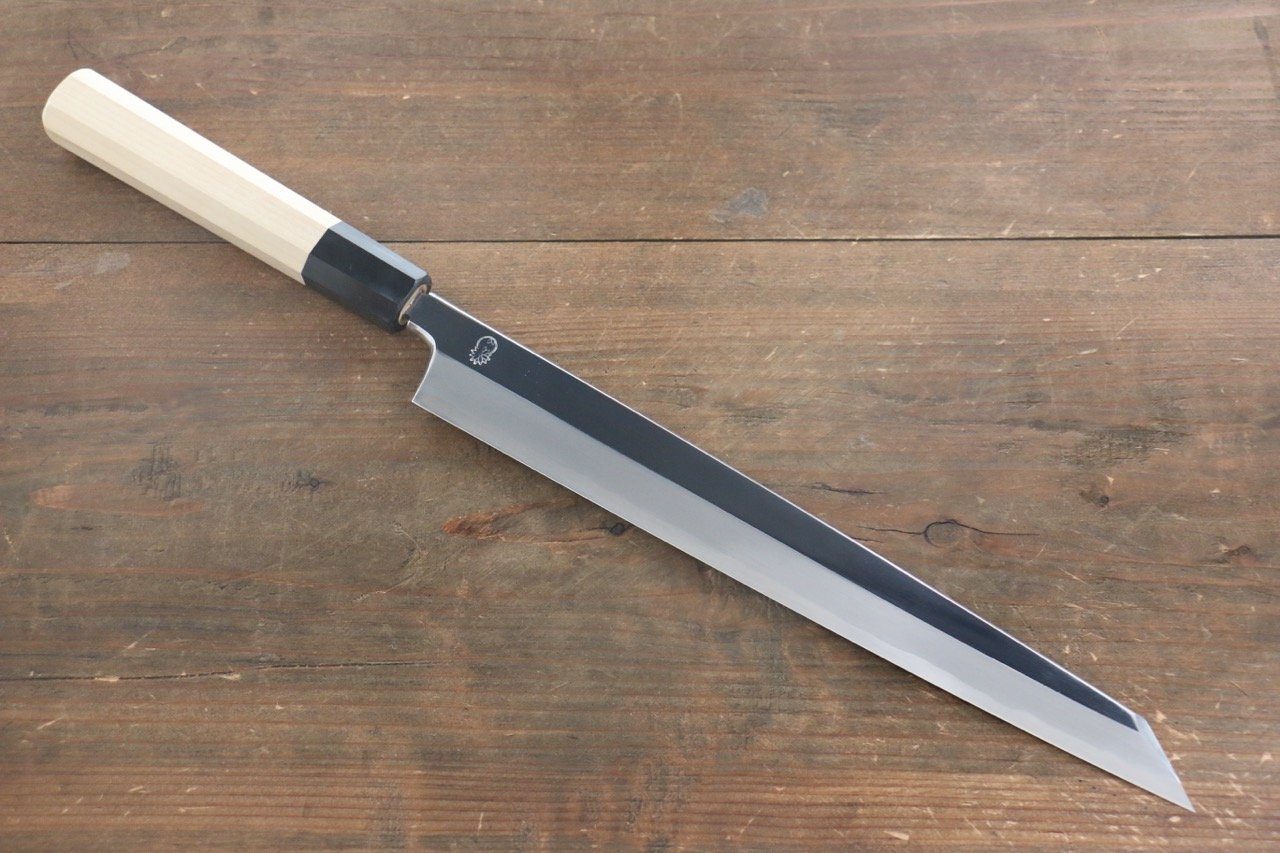 Choyo White Steel Mirrored Finish Kiritsuke Yanagiba 270mm Magnolia Handle - Japanny - Best Japanese Knife
