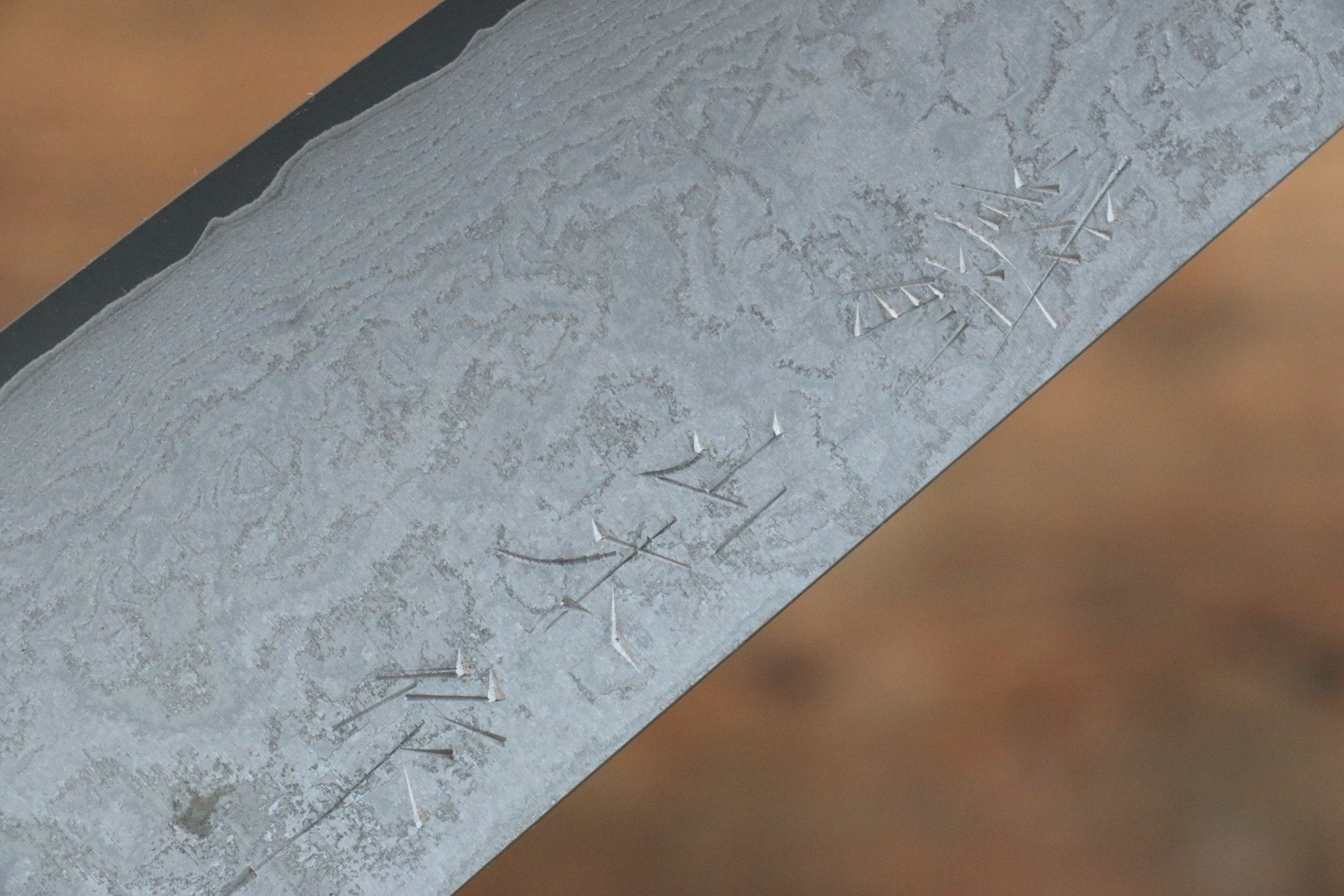 Nao Yamamoto VG10 Black Damascus Santoku 180mm Black Pakka wood Handle - Japanny - Best Japanese Knife