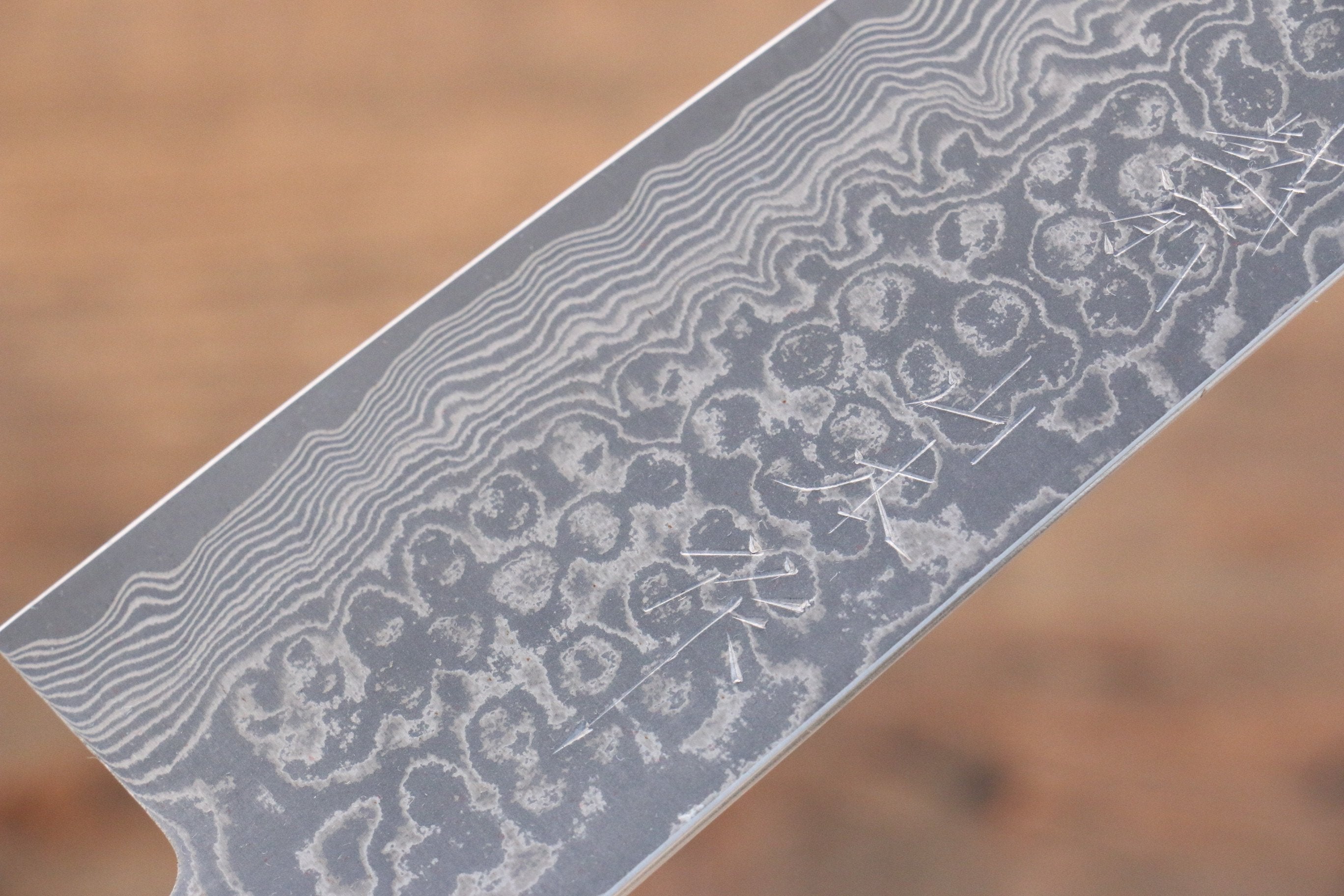 Nao Yamamoto SG2 Damascus Migaki Finished Gyuto 180mm Black Pakka wood Handle - Japanny - Best Japanese Knife