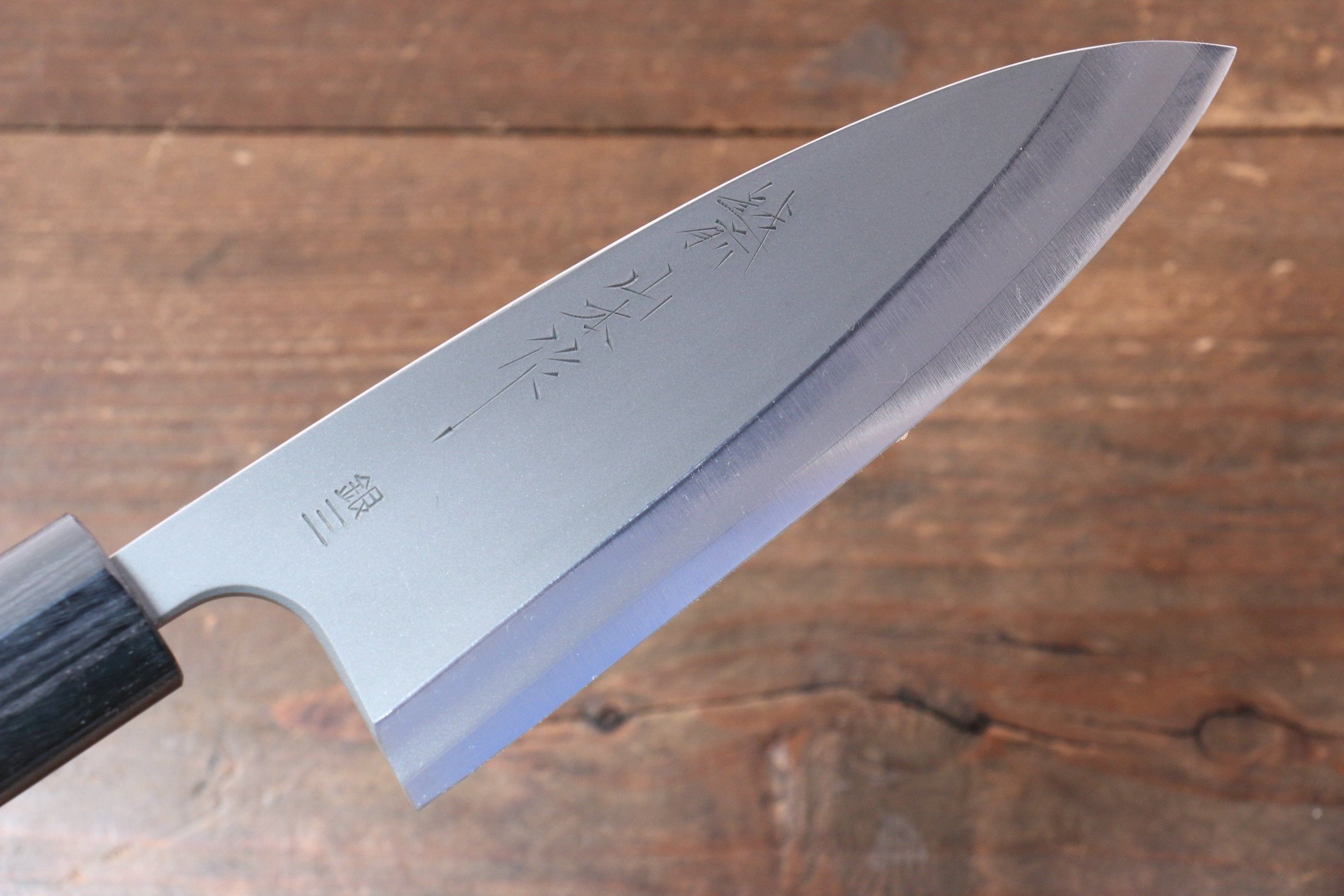 Nao Yamamoto Silver Steel No.3 Nashiji Deba 150mm Shitan Handle - Japanny - Best Japanese Knife