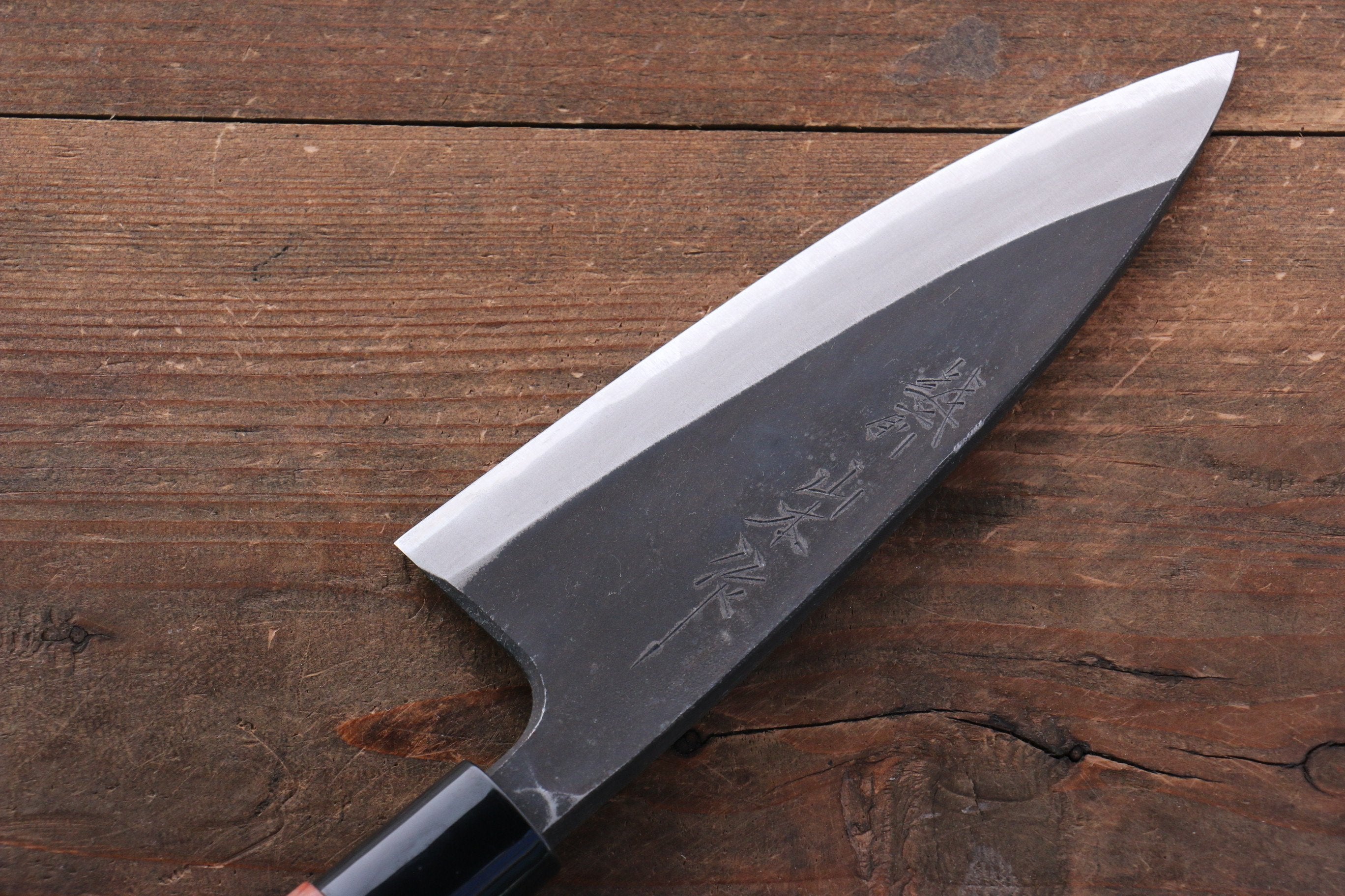 Nao Yamamoto White Steel No.1 Kurouchi Deba 150mm Bubinga Handle - Japanny - Best Japanese Knife