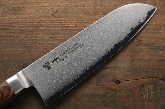 Tamahagane Kyoto 63 Layer Damascus Santoku 160mm KP-1115 - Japanny - Best Japanese Knife