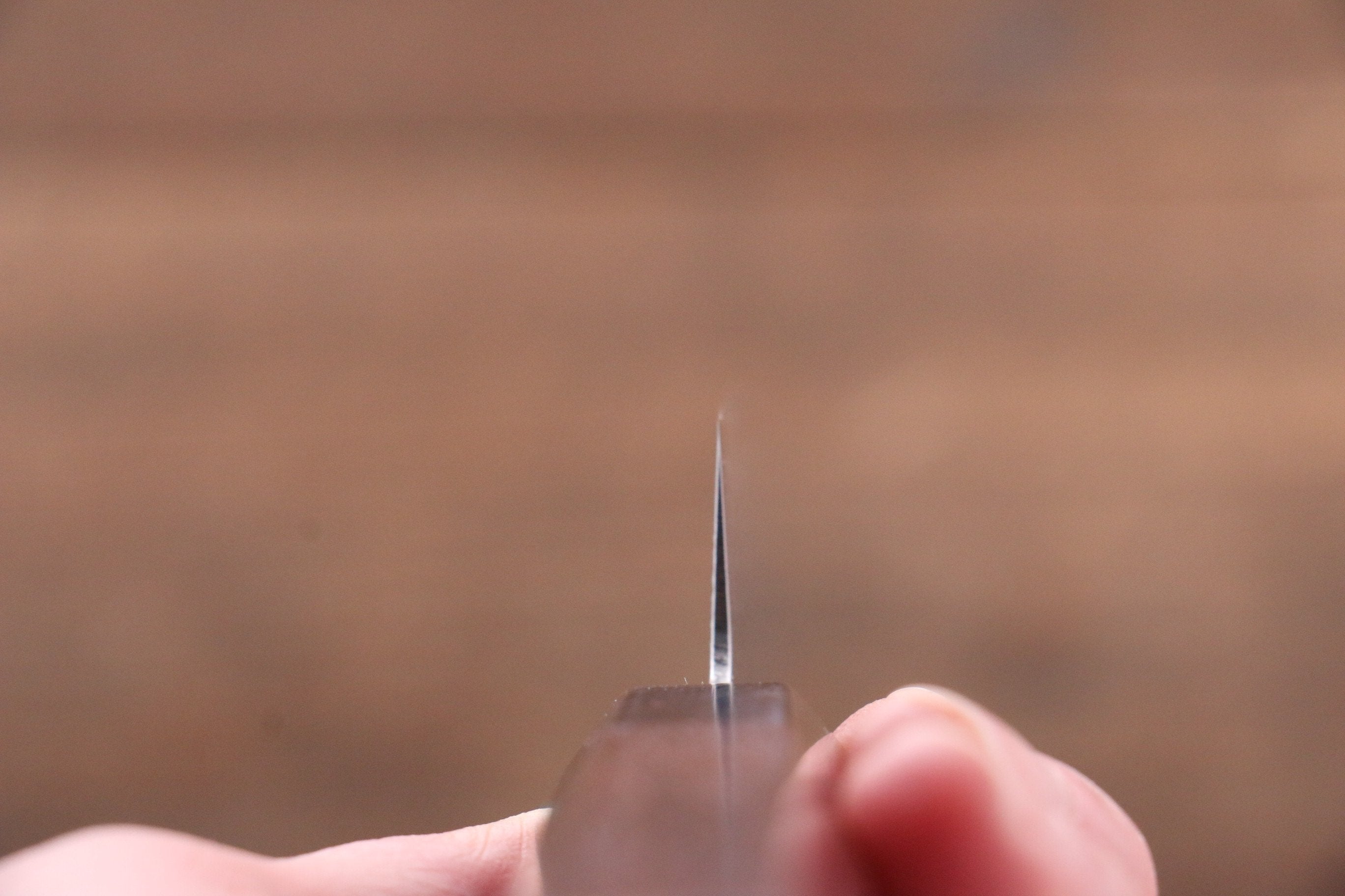 Seisuke AUS10 Damascus Migaki Finished Sujihiki 240mm Rosewood (Ferrule: Black Pakka Wood) Handle - Japanny - Best Japanese Knife