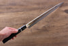 Sakai Takayuki Mt.Fuji Honyaki White Steel No.2 Yanagiba 300mm Ebony with Ring Handle with Sheath - Japanny - Best Japanese Knife