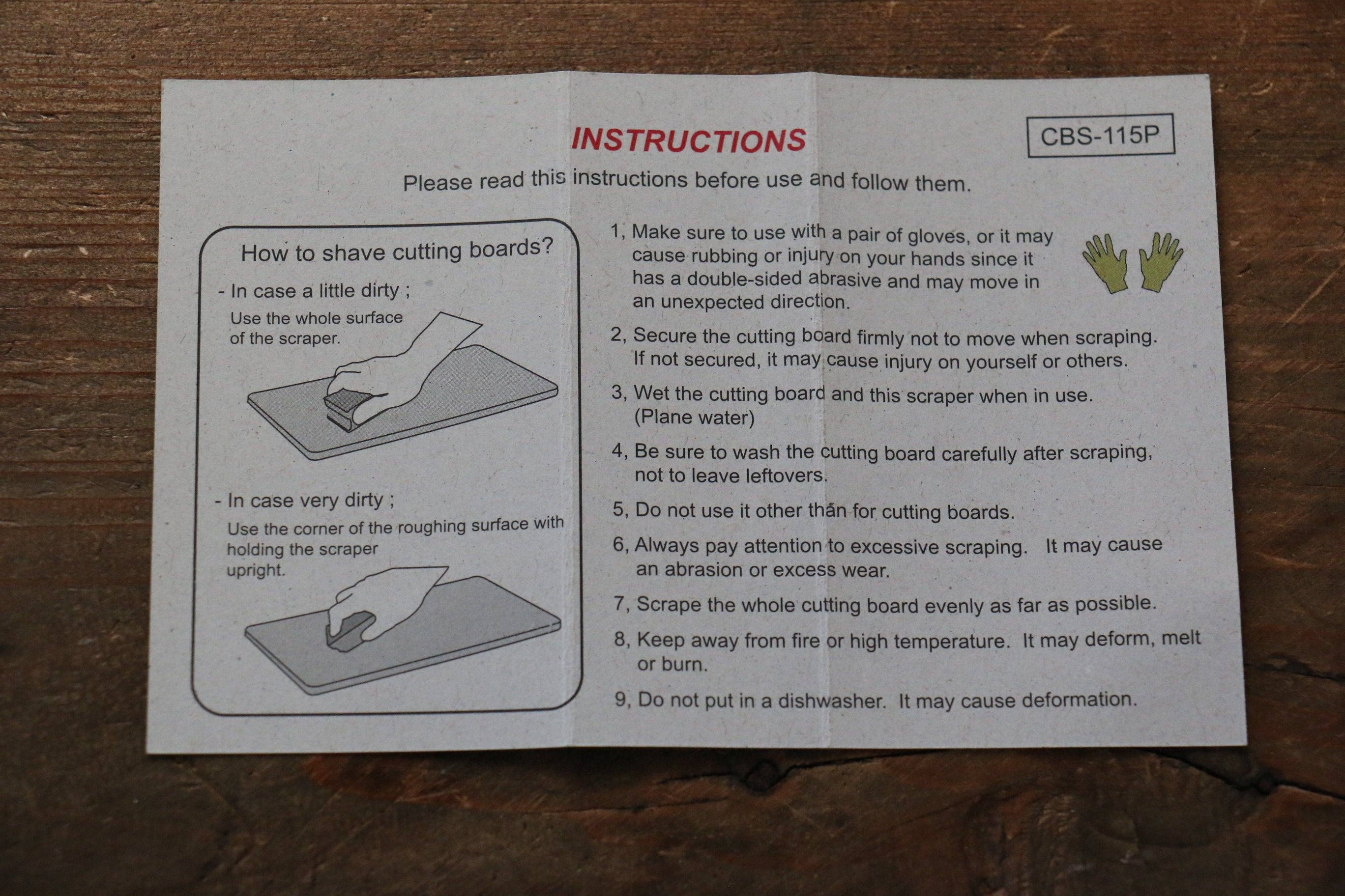 Hasegawa Cutting Board SCRAPER - Japanny - Best Japanese Knife