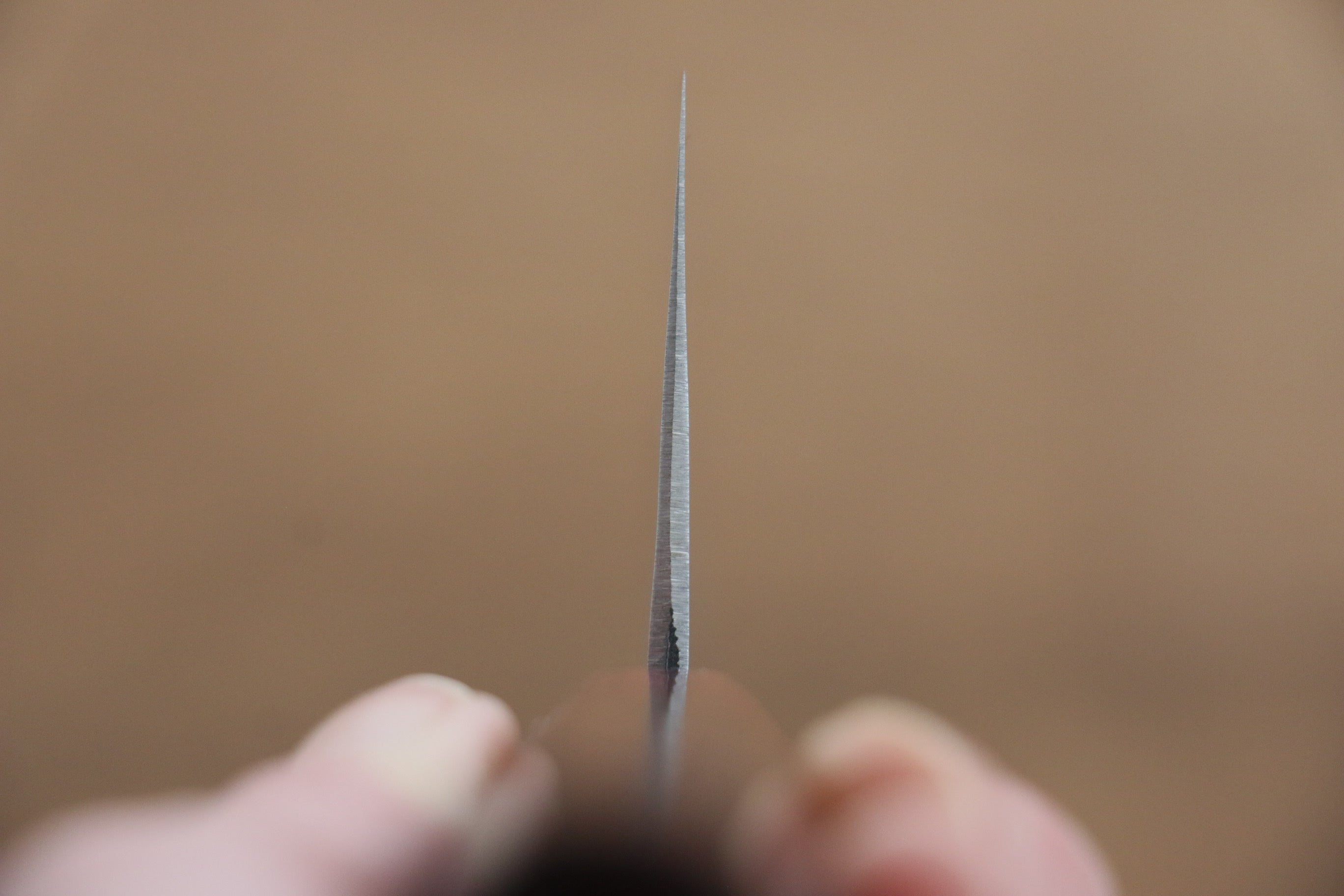 Kunihira VG1 Hammered Nakiri 165mm Shitan (ferrule: Red Pakka wood) Handle - Japanny - Best Japanese Knife