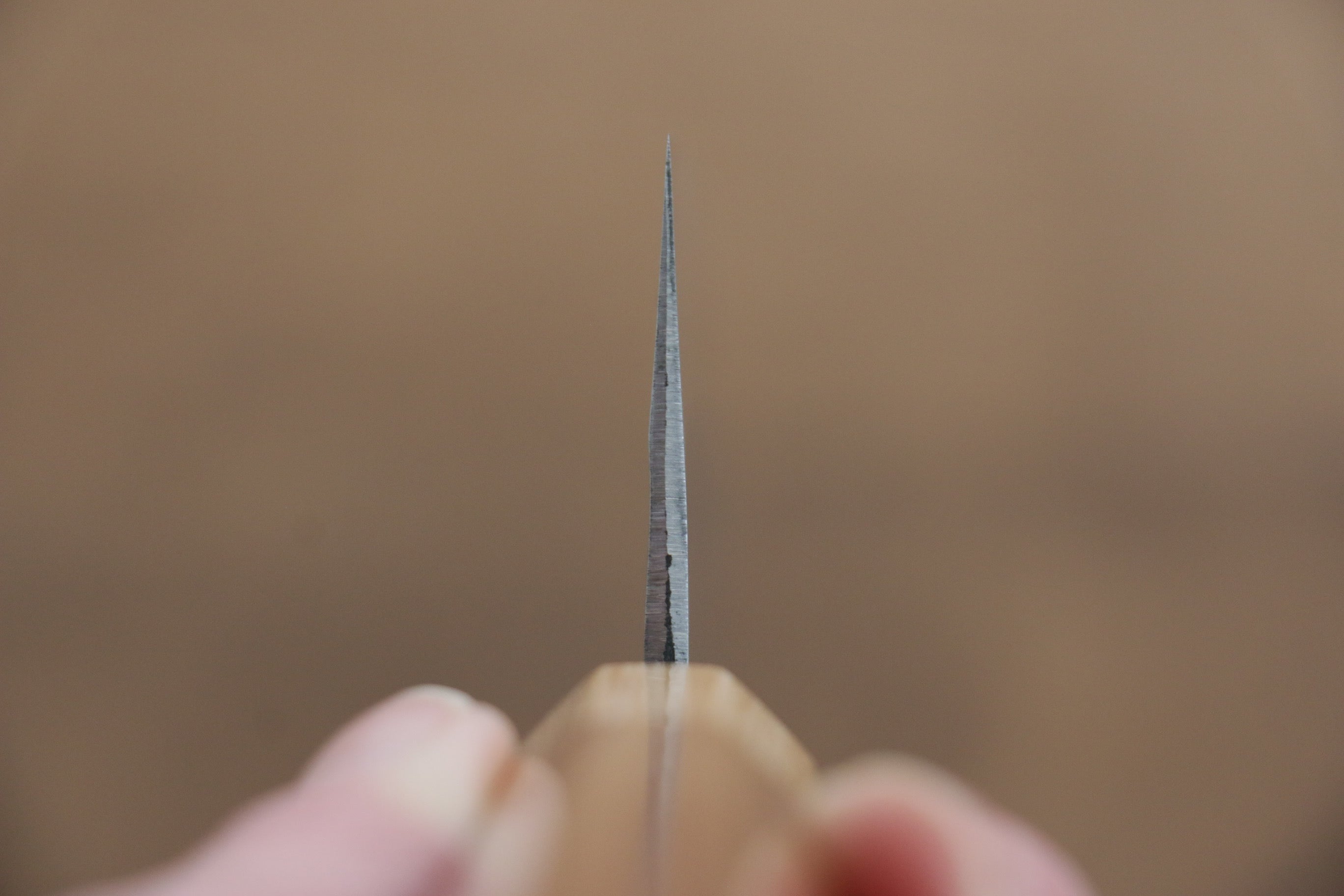 Kunihira VG1 Hammered Santoku 170mm Morado Handle - Japanny - Best Japanese Knife