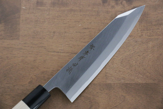 Sakai Takayuki Tokujyo White Steel No.2 Kiritsuke Deba 180mm Magnolia Handle - Japanny - Best Japanese Knife