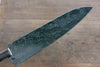 Sakai Takayuki AUS10 45 Layer Damascus Hammered Gyuto 240mm Green Lacquered Handle with Sheath - Japanny - Best Japanese Knife