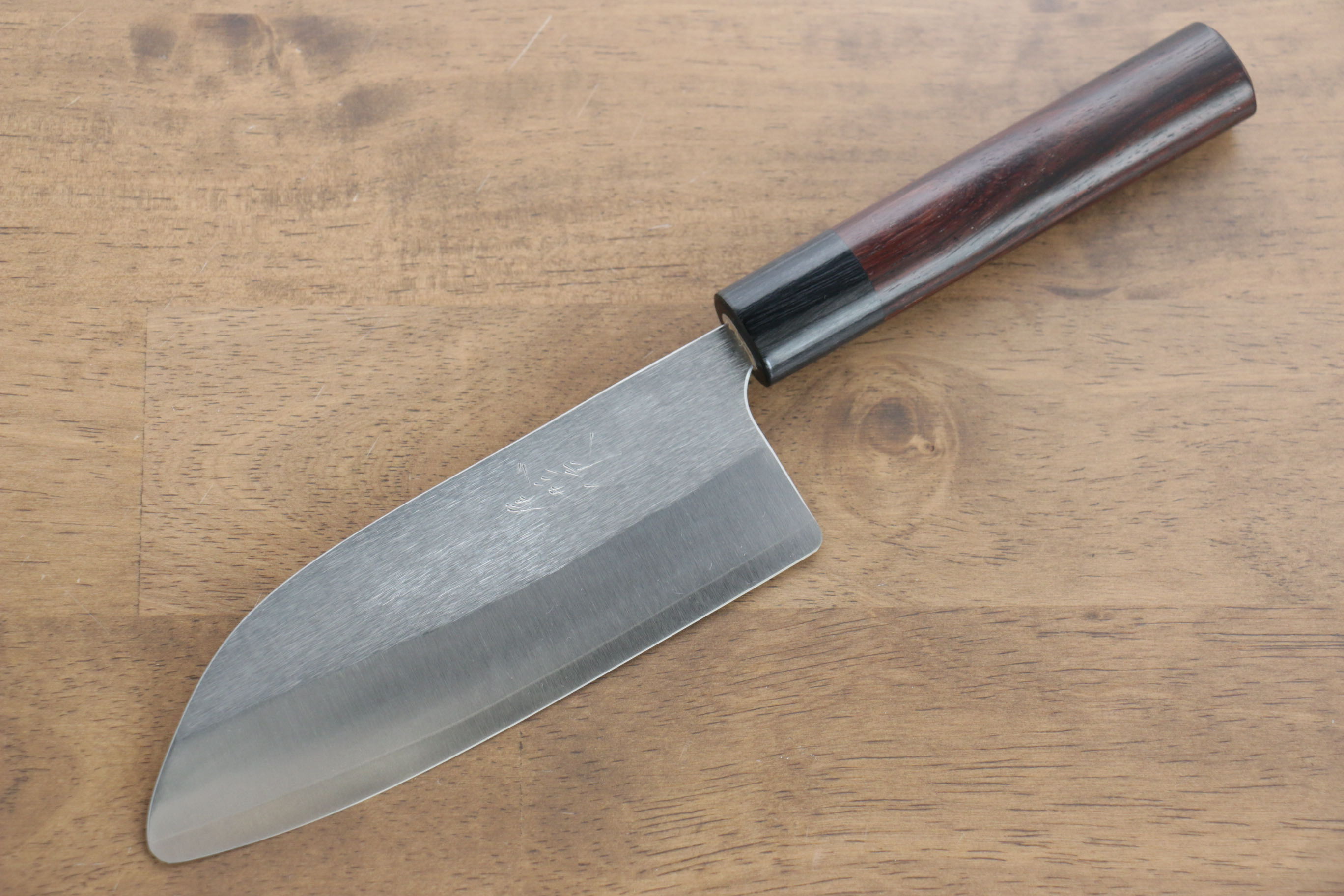 Shungo Ogata SG2 Santoku(Maru) 150mm Shitan Handle - Japanny - Best Japanese Knife
