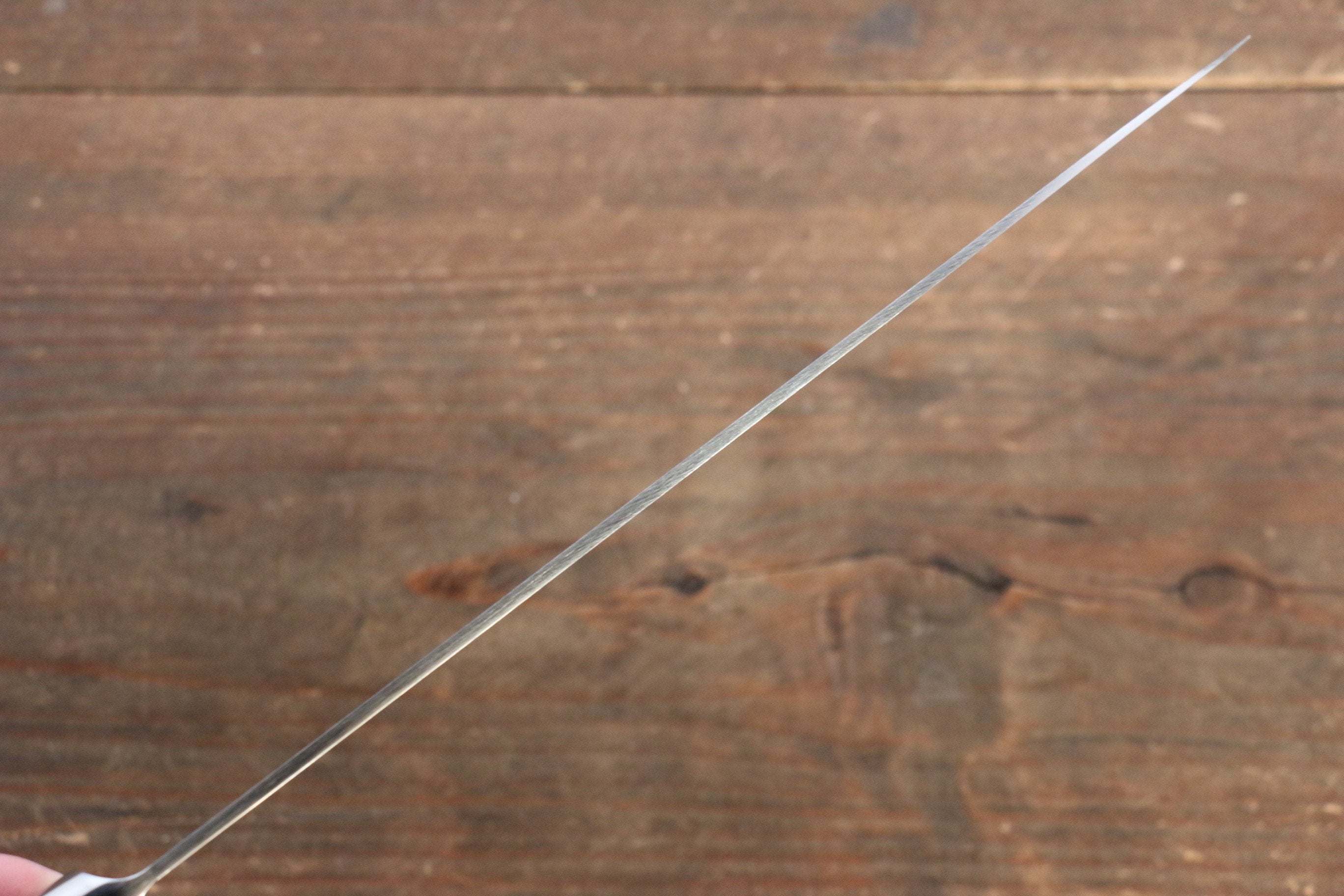 Iseya Molybdenum Steel Petty Knife 150mm & Gyuto Knife 210mmwith Black Micarta handle Set (Ferrel : Stainless Steel) - Japanny - Best Japanese Knife