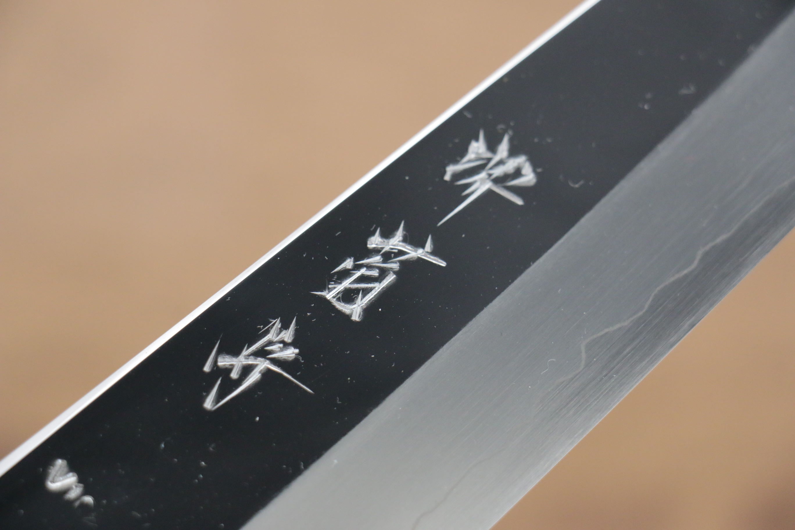 Sakai Kikumori VG10 Mirrored Finish Gyuto 210mm Ebony Wood Handle - Japanny - Best Japanese Knife