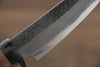 Tsukasa Hinoura White Steel Kurouchi Hunter Knife 105mm with Rose wood Handle - Japanny - Best Japanese Knife