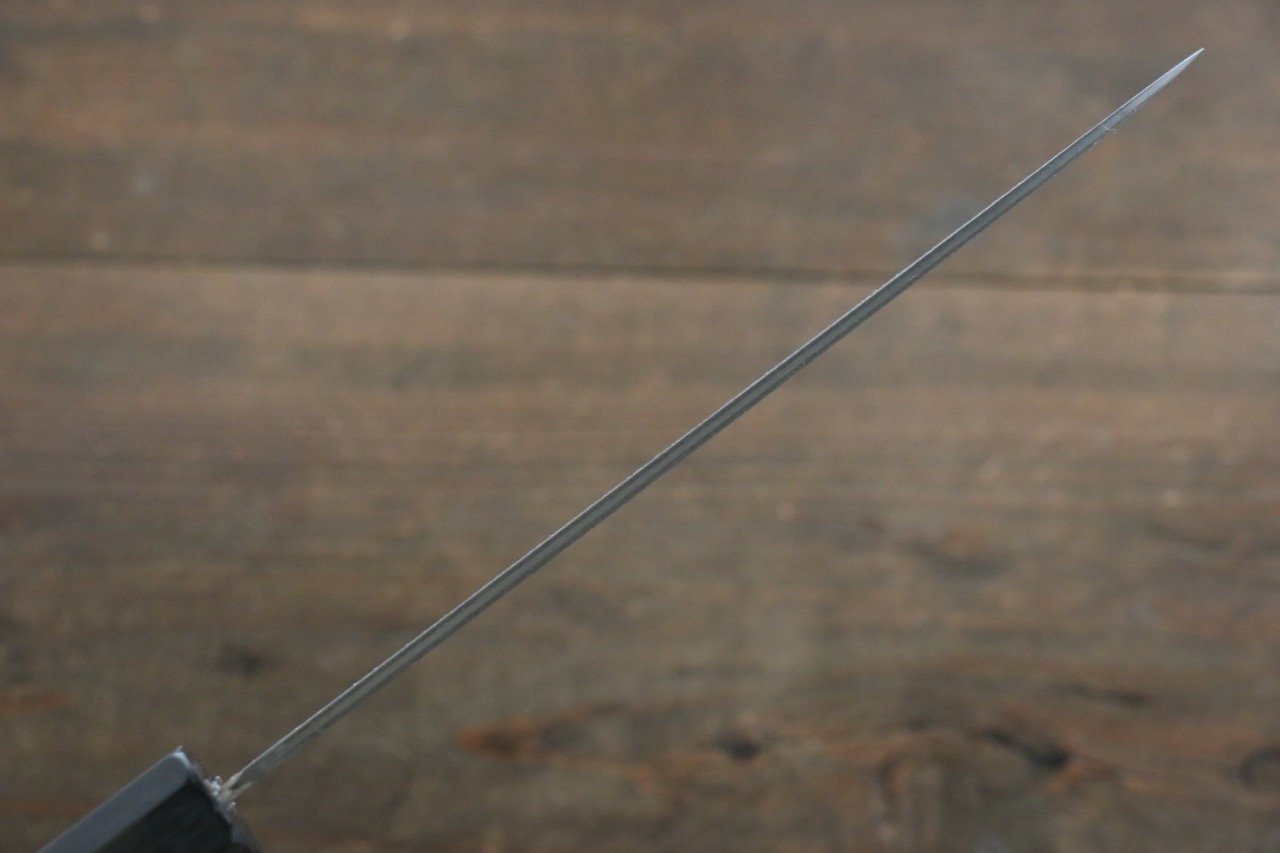 Shigeki Tanaka SG2 Damascus Santoku 165mm Ebony Wood Handle - Japanny - Best Japanese Knife