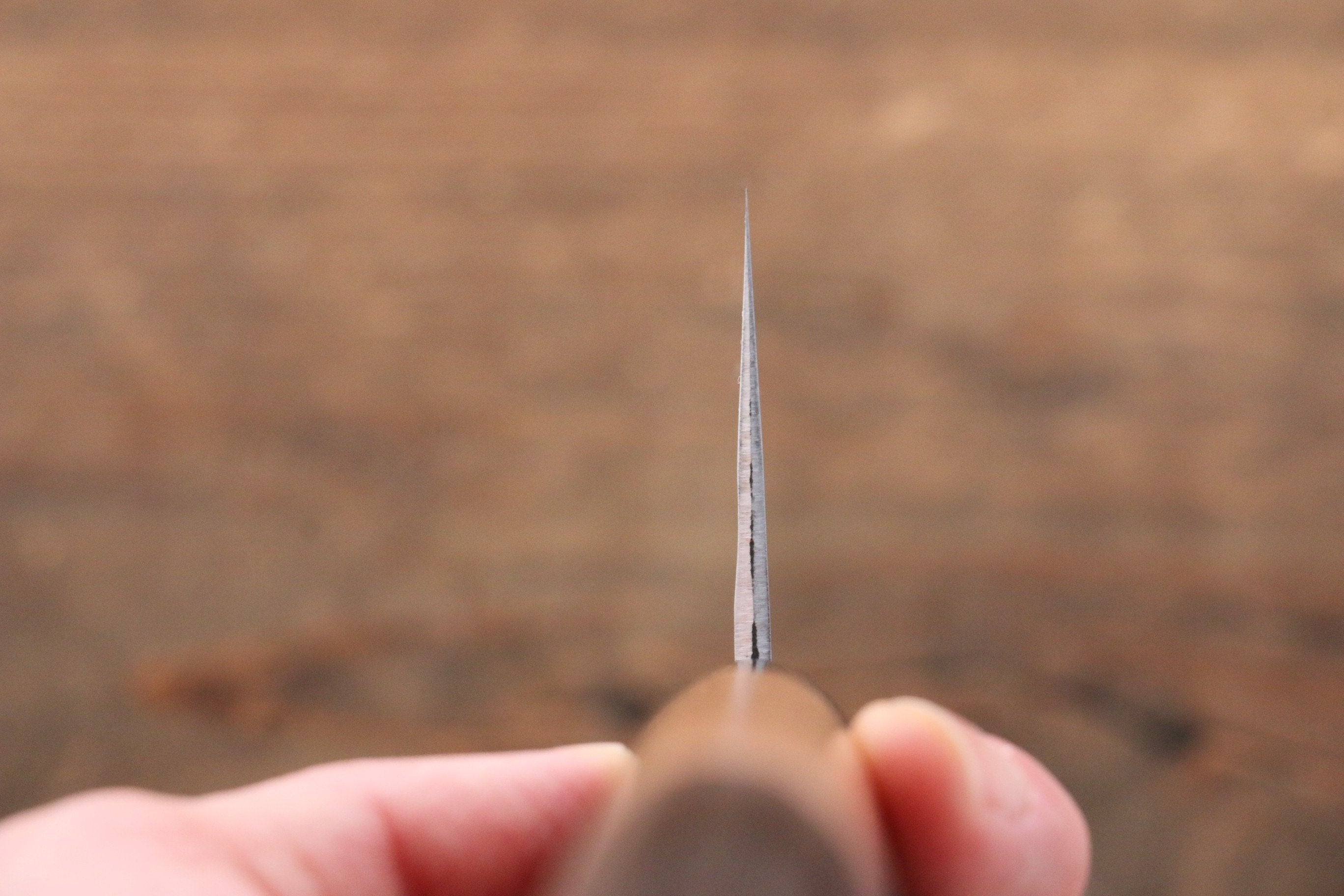 Kunihira Tanryu VG1 Damascus Nakiri 165mm Walnut Handle - Japanny - Best Japanese Knife