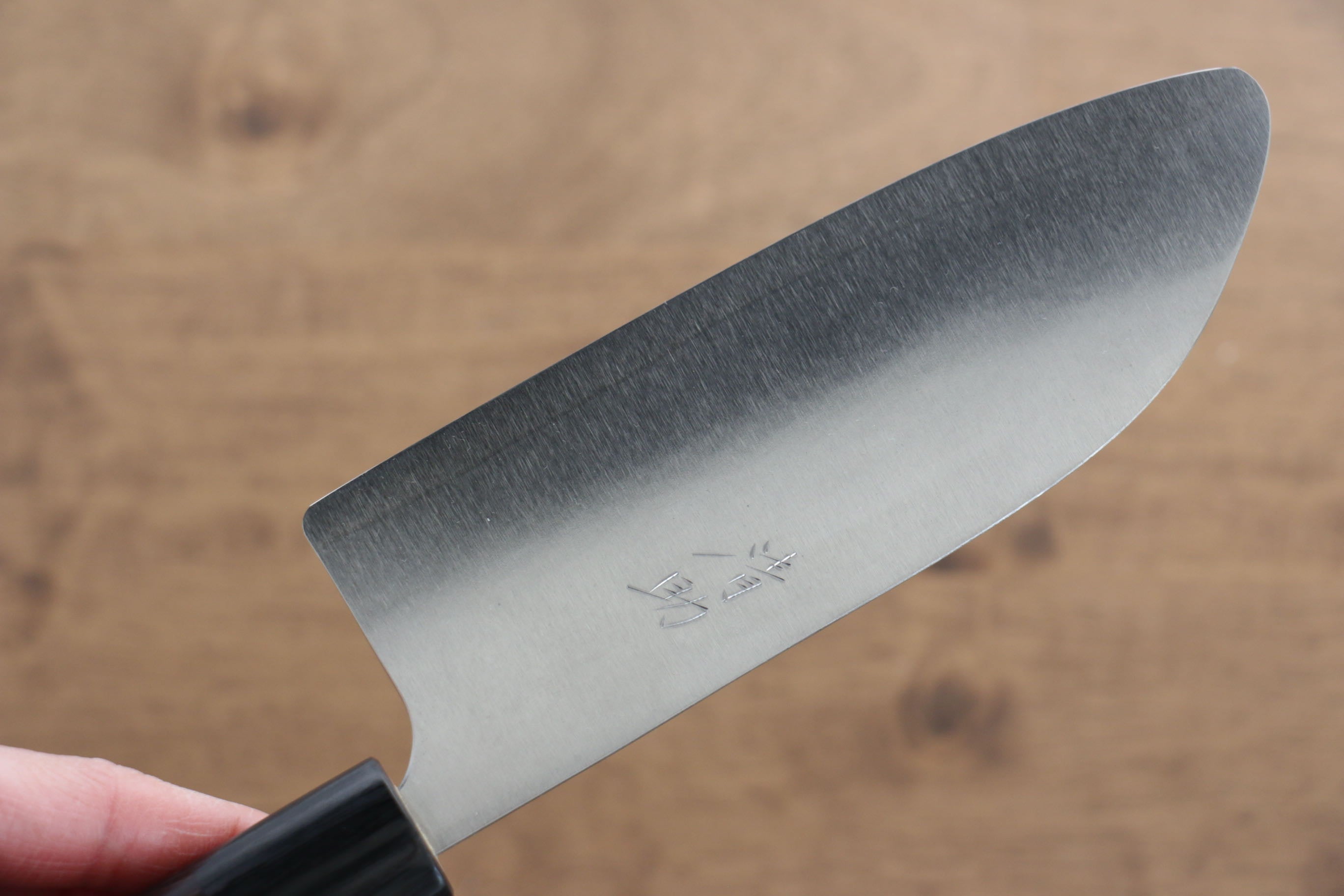 Seisuke SG2 Santoku(Maru) 150mm Shitan Handle - Japanny - Best Japanese Knife