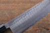 Kunihira Tanryu VG1 Damascus Santoku 170mm Walnut Handle - Japanny - Best Japanese Knife