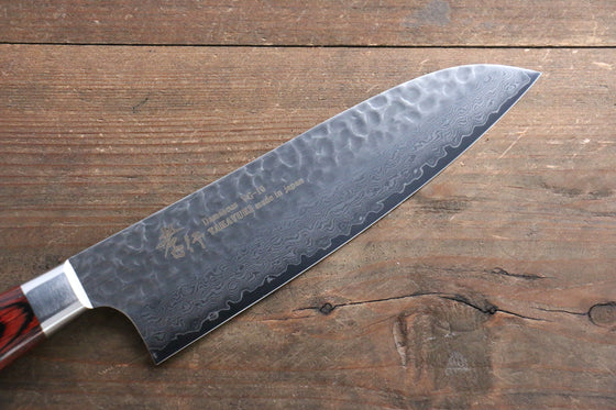 Sakai Takayuki VG10 33 Layer Damascus Sujihiki 240mm, Gyuto 210mm, Santoku 180mm & Petty 120mm Set - Japanny - Best Japanese Knife