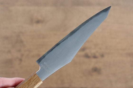 Jikko Fujisan Blue Steel No.2 Petty-Utility  135mm Oak Handle - Japanny - Best Japanese Knife