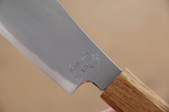 Jikko Fujisan Blue Steel No.2 Petty-Utility  135mm Oak Handle - Japanny - Best Japanese Knife