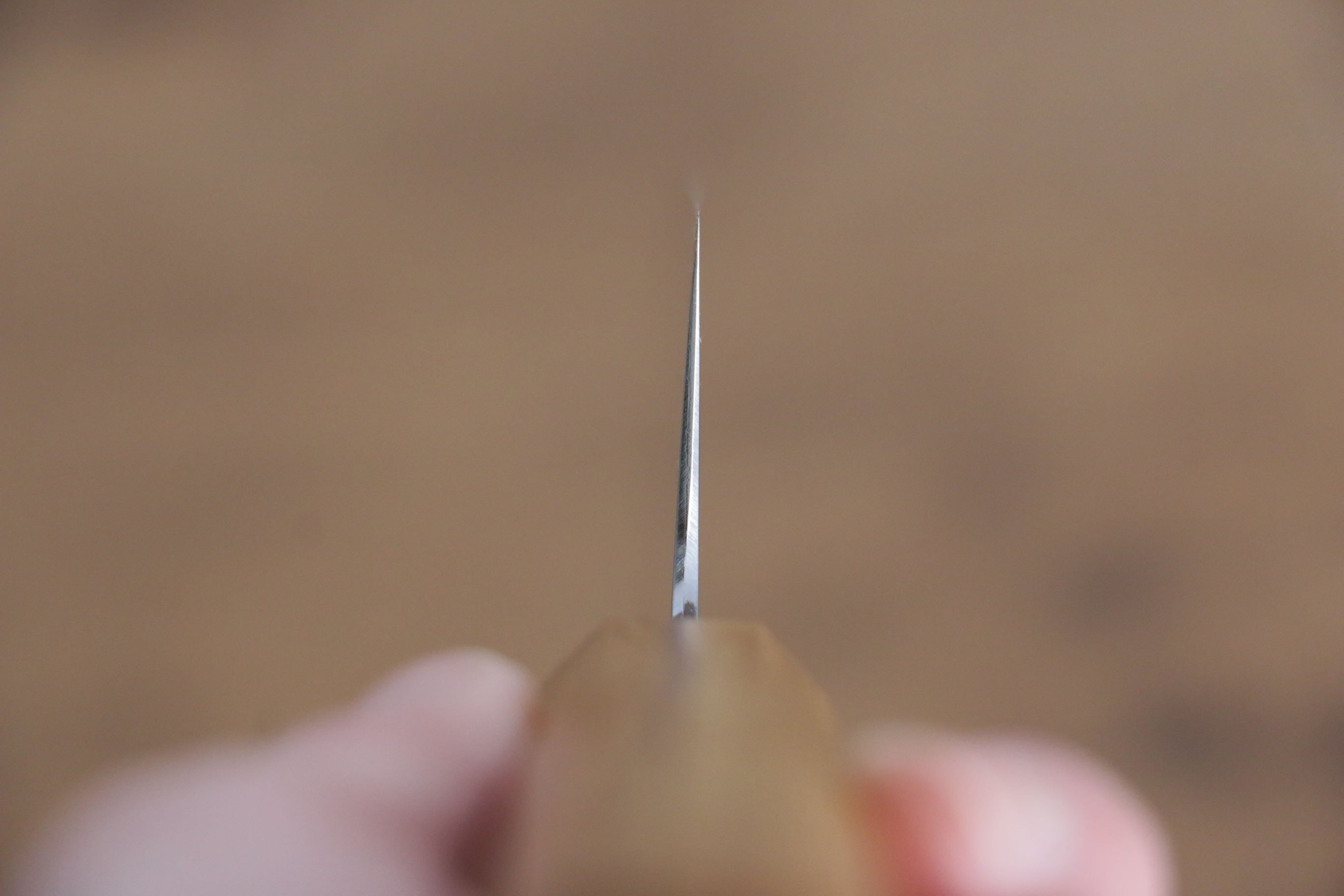 Jikko Fujisan Blue Steel No.2 Santoku  180mm Oak Handle - Japanny - Best Japanese Knife