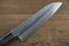 Sakai Takayuki AUS10 45 Layer Damascus Santoku 180mm Shitan Handle - Japanny - Best Japanese Knife