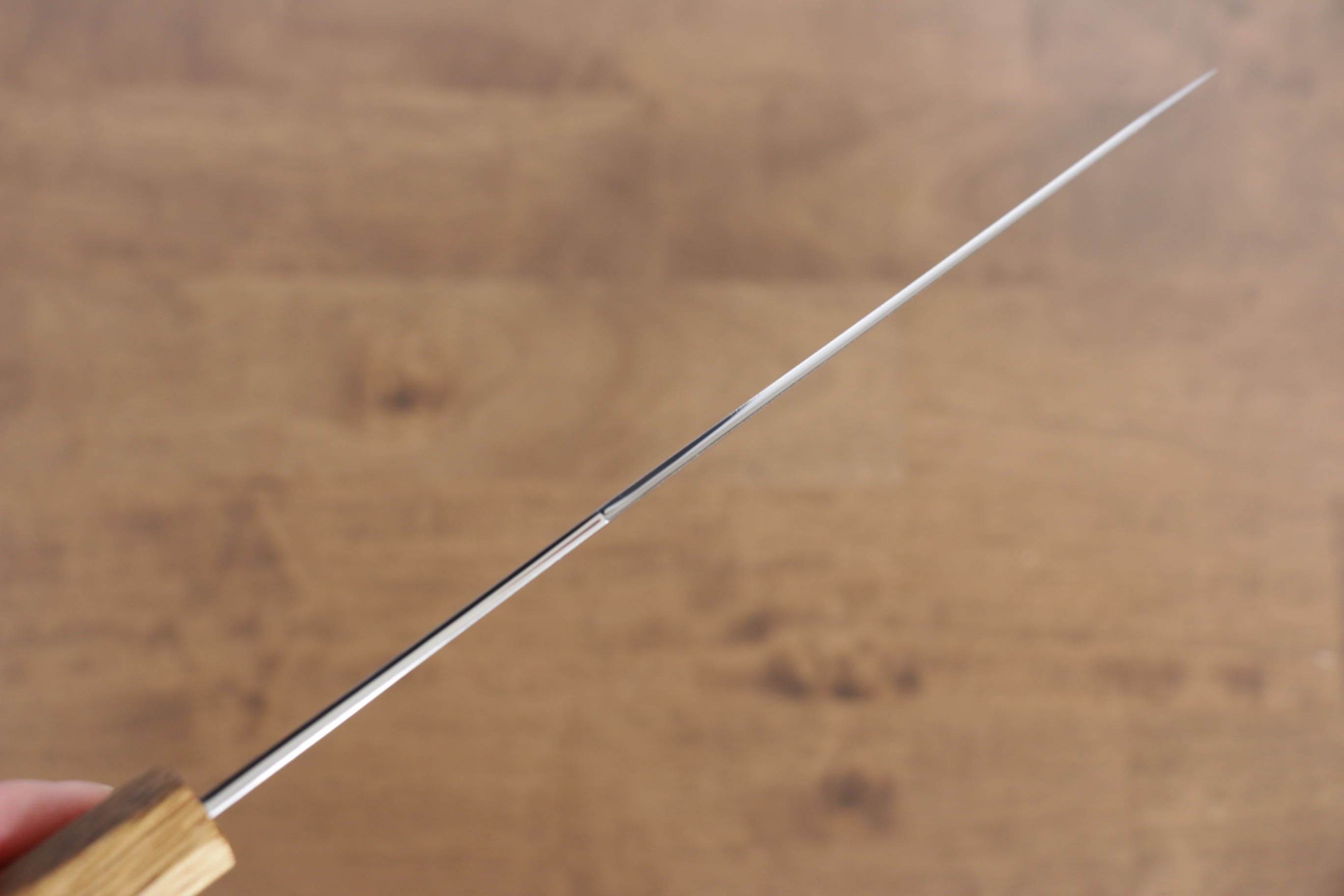 Jikko Fujisan Blue Steel No.2 Gyuto  210mm Oak Handle - Japanny - Best Japanese Knife