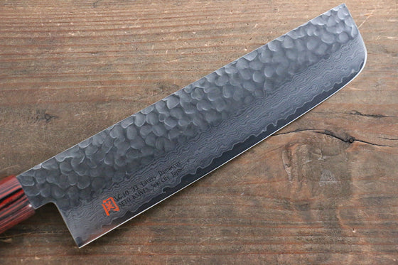 Iseya VG10 33 Layer Damascus Japanese Petty 80mm, Petty 150mm, Santoku, Small Santoku, Gyuto, Nakiri & Sushi Chef Knife 210mm Set - Japanny - Best Japanese Knife